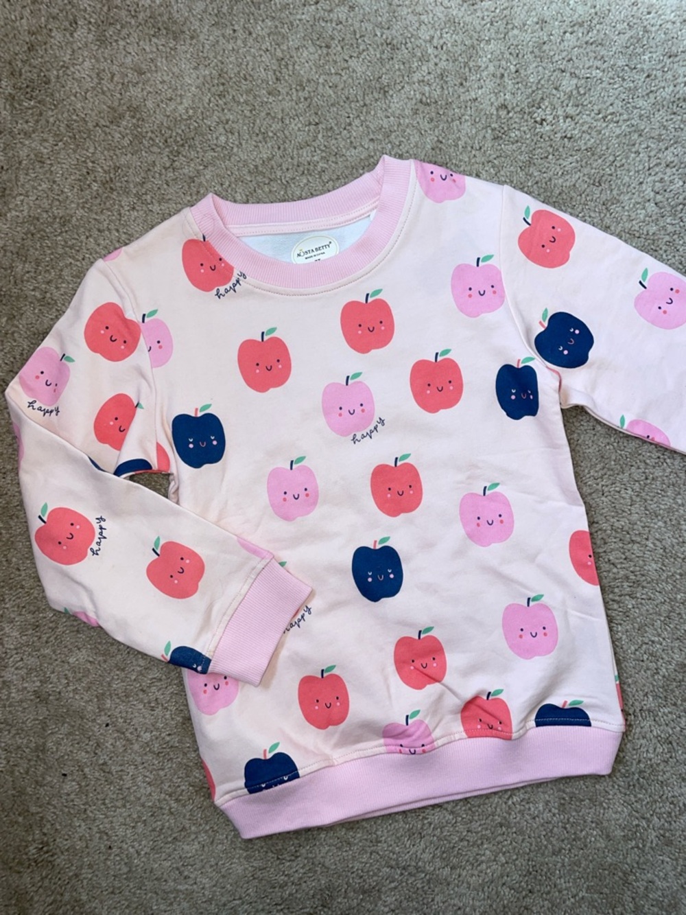 NWT Happy Apples Sweatshirt